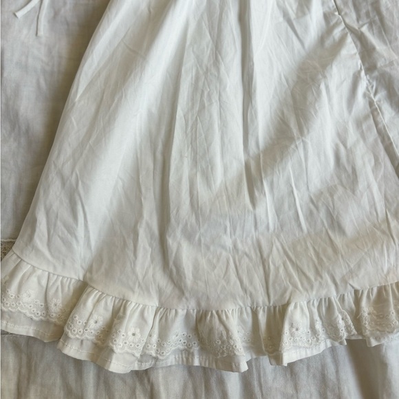 Cottage Core white Mini Dress - Picture 6 of 7